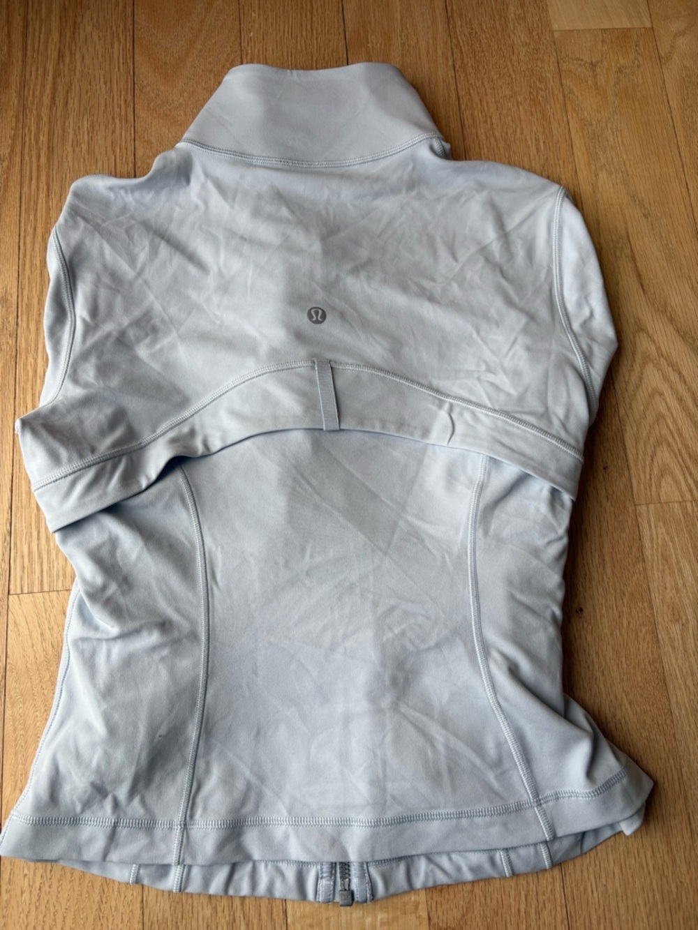 lululemon starch blue define cropped jacket nulu size 8 - Picture 8 of 12